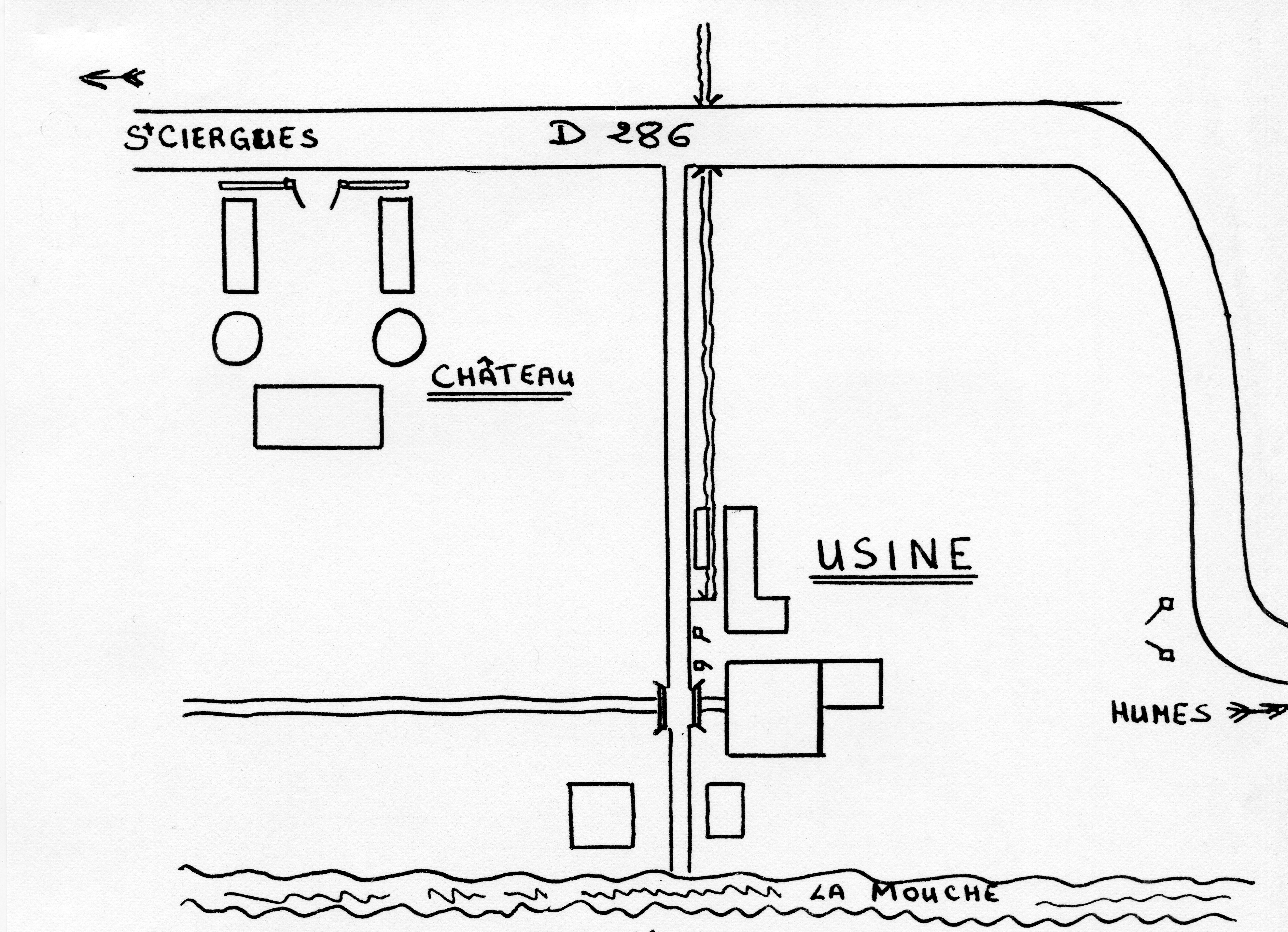 Plan situation Usine Navarre Melleville